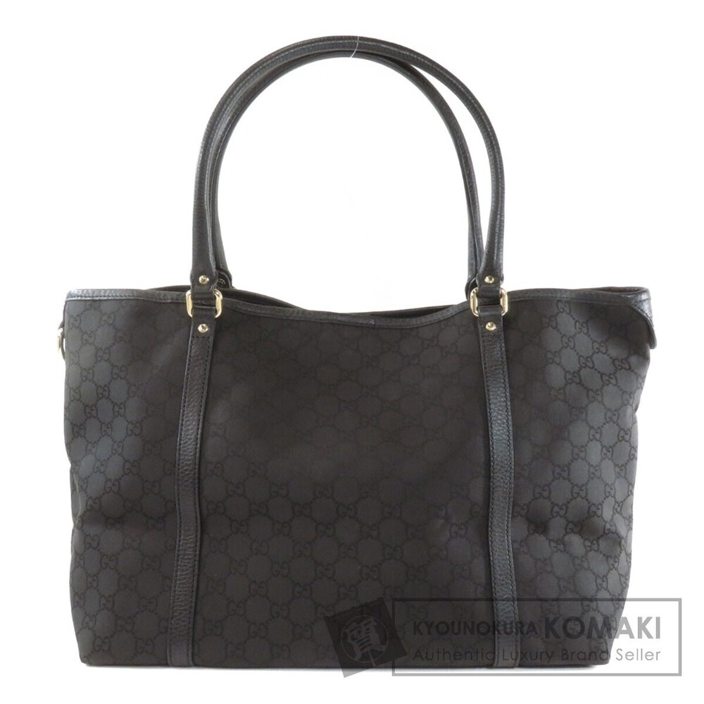 Gucci GG Canvas Joy Tote Shoulder Bag Black